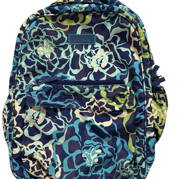 Vera Bradley Handbags - Vera Bradley Campus Backpack Katalina Blue Pattern